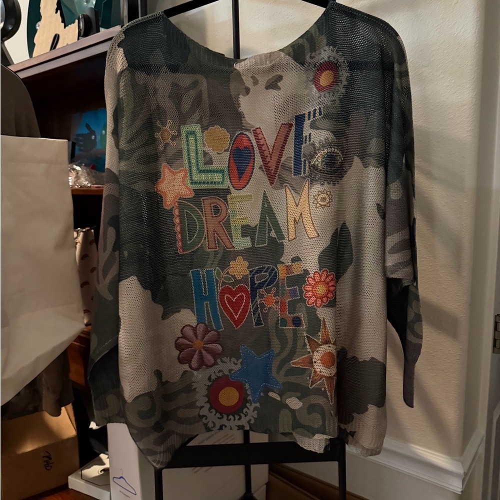 Dreamy Floral Long Sleeve Top - Multicolor - Picture 2 of 4